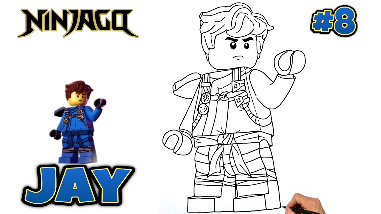 How To Draw JAY | Ninjago: Dragons Rising | 100 DRAWING SERIES #drawing #ninjagojay #ninjago