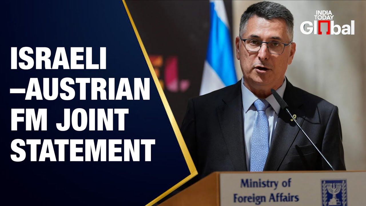 LIVE: Joint Statement by Israeli FM Gideon Saar & Austrian FM in Jerusalem | Diplomatic Talks