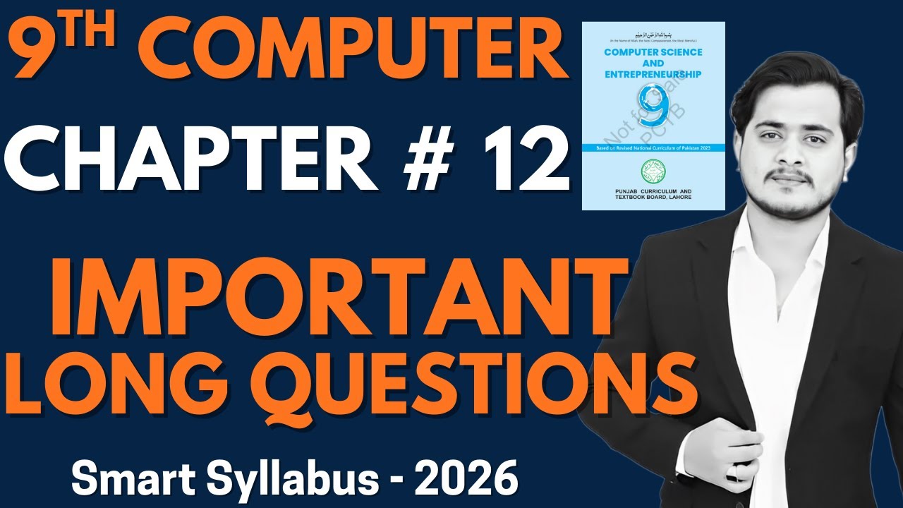 Chapter 12 Important Long Questions - 9th Computer 