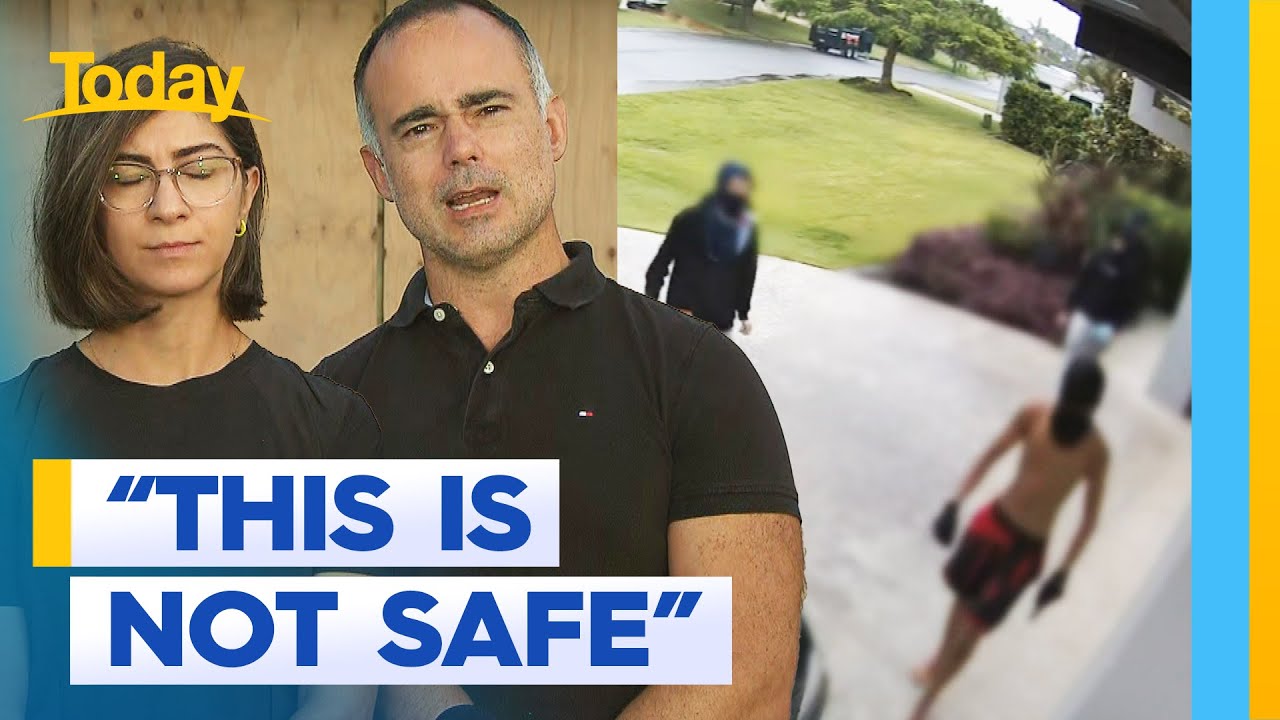 Gold Coast family left terrified after gang break-in | Today Show Australia