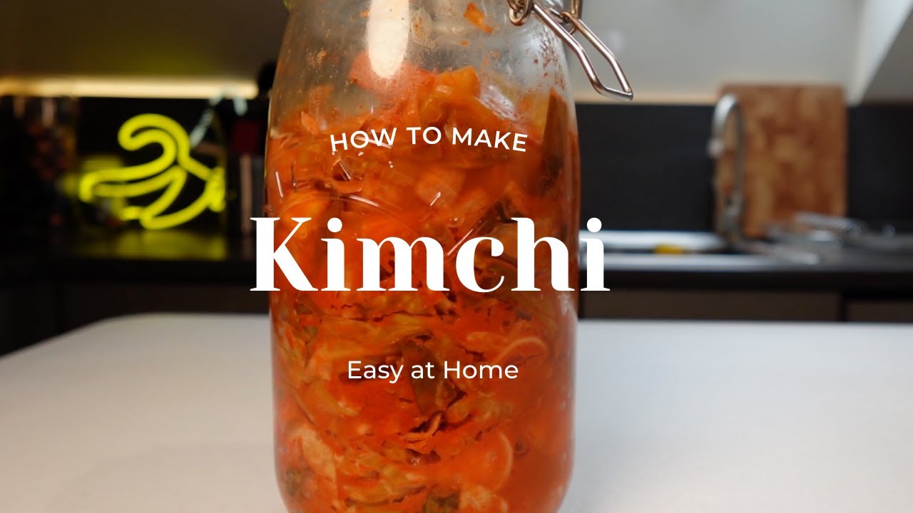 Easy Homemade KIMCHI! Lacto- Fermentation