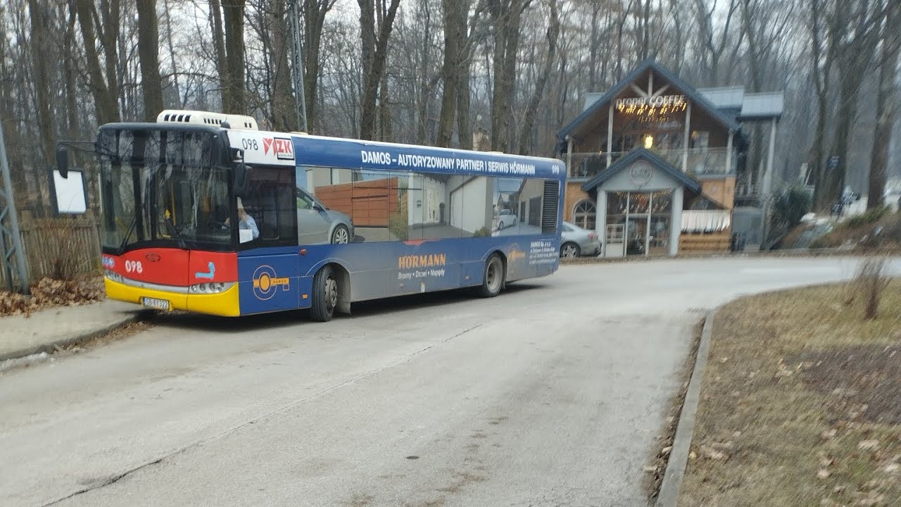 Przejazd linią 1 os Beskidzie-cygański las MZK bielsko biała cała trasa 