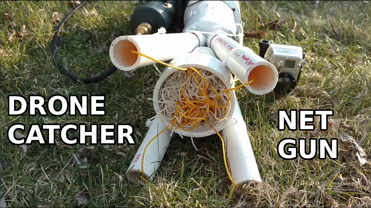 Drone Catching Net Launcher