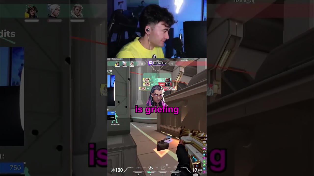 lightedits ult vs radiant streamers #valorant #valorantshorts