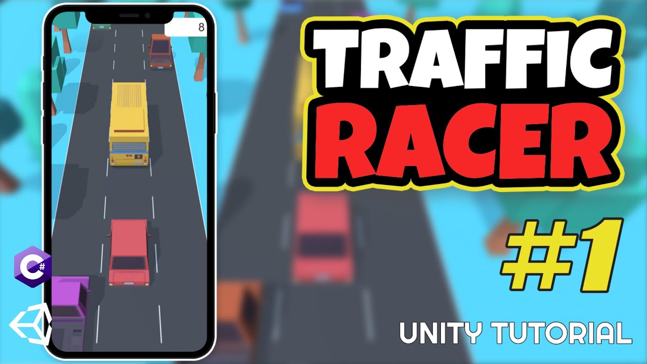 Traffic Racer Part 1 UI Design Unity Tutorial