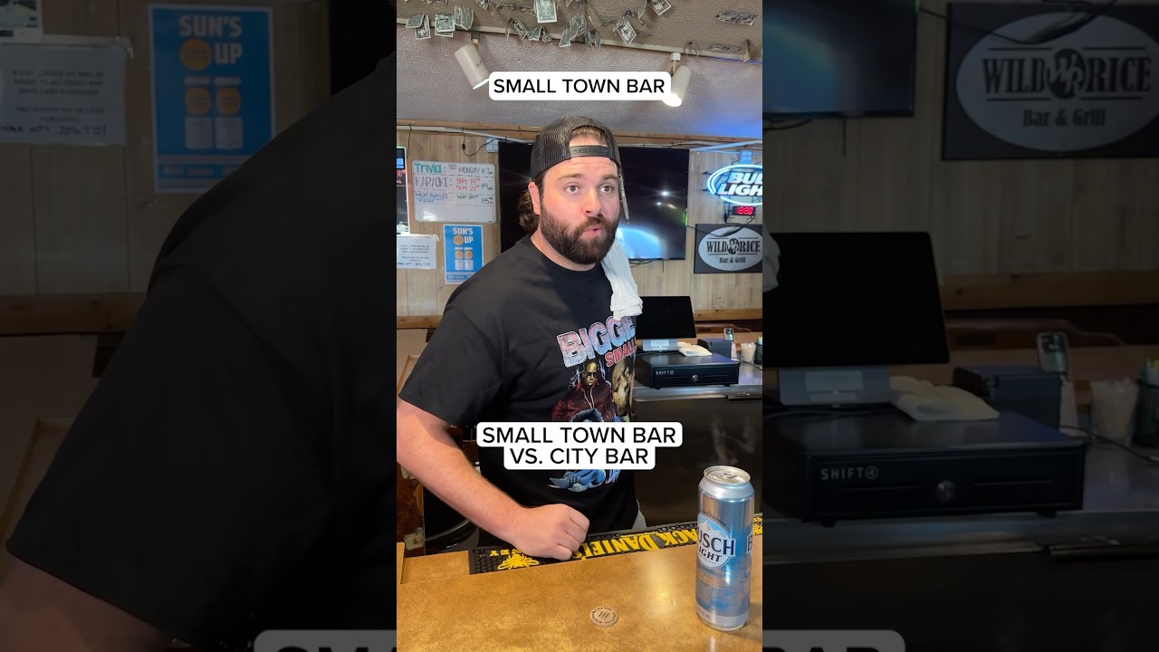 Small Town Bar vs City Bar