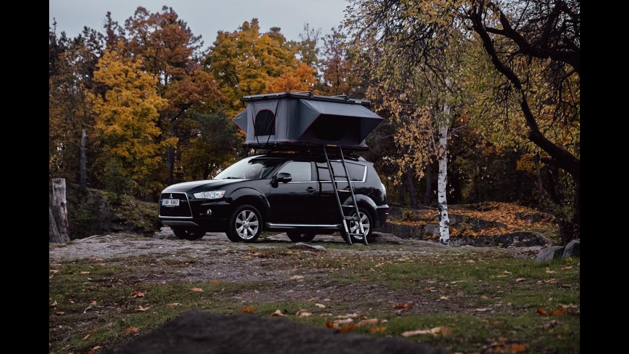 Hliníkový střešní stan OutdoorVan Alpin / Aluminium rooftent OutdoorVan Alpin