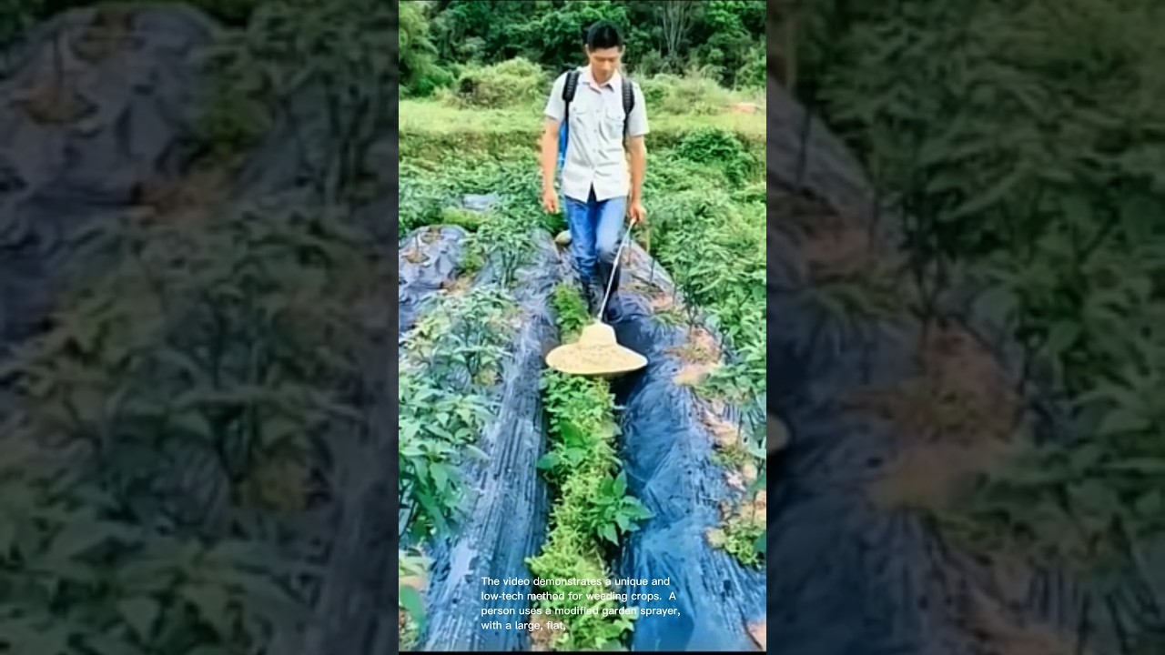 Ingenious farming tools: weed control