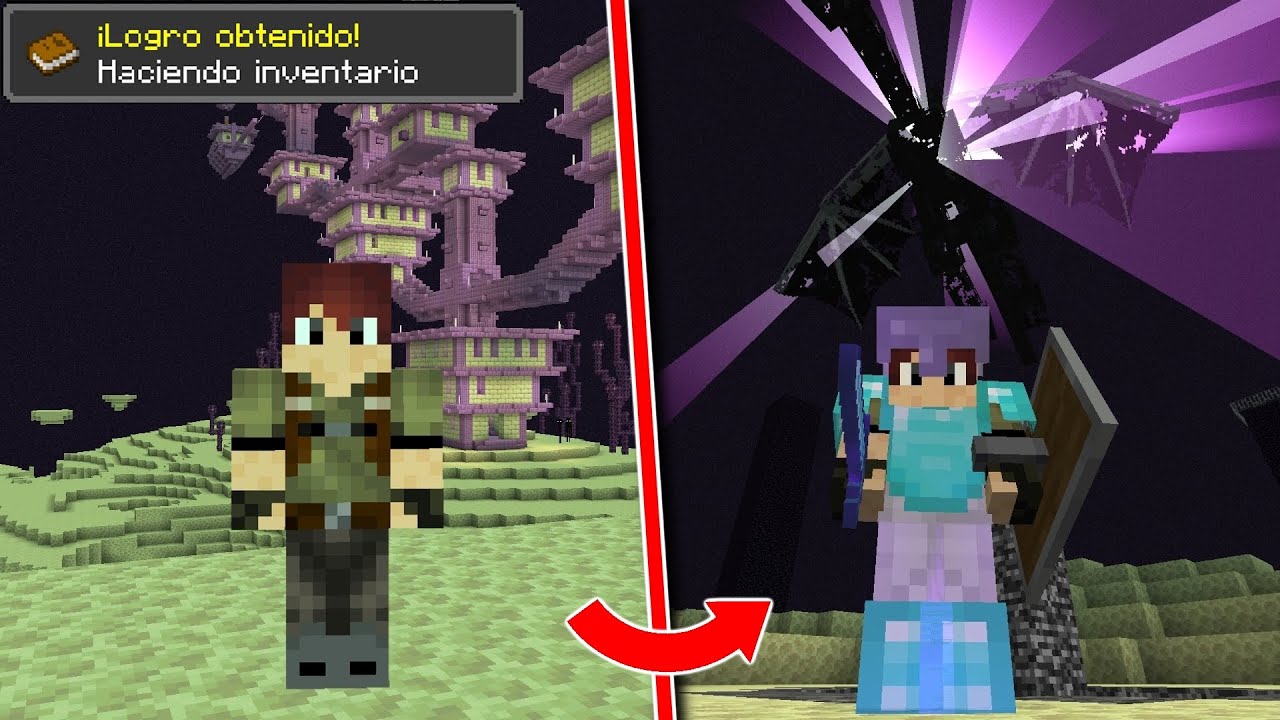 Minecraft pero EMPEZAMOS EN EL END