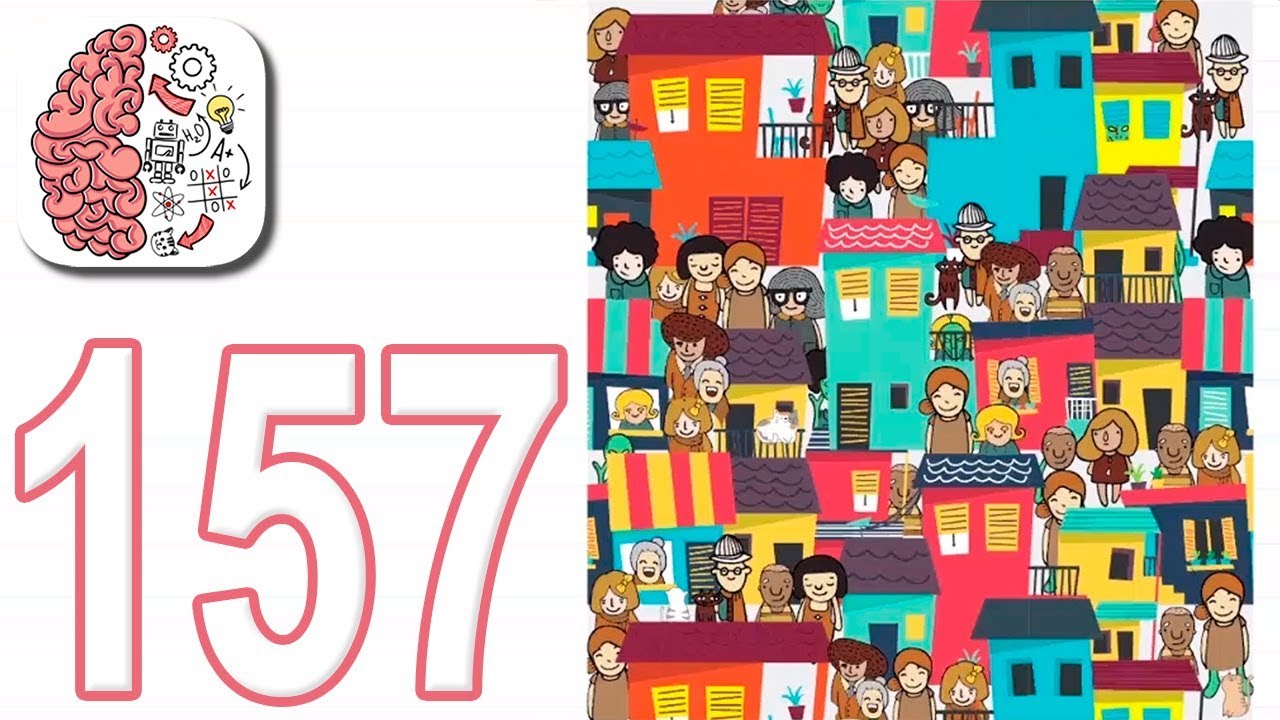 Brain Test Level 157 Walkthrough