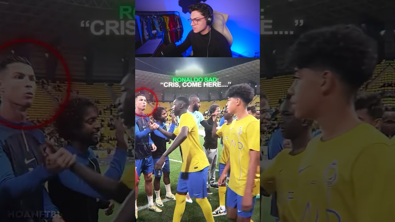 Cristiano Ronaldo brigando com seu filho 😤😠 