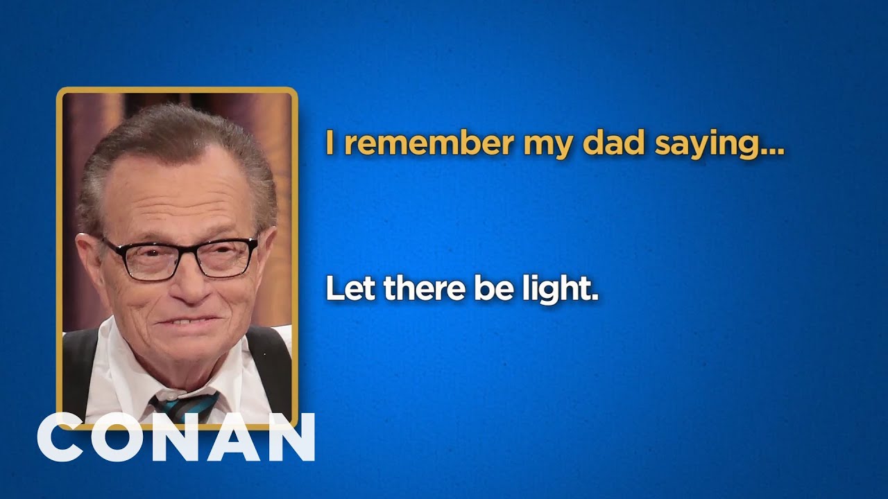 Celebrity Survey: Larry King, Ivanka Trump Edition | CONAN on TBS