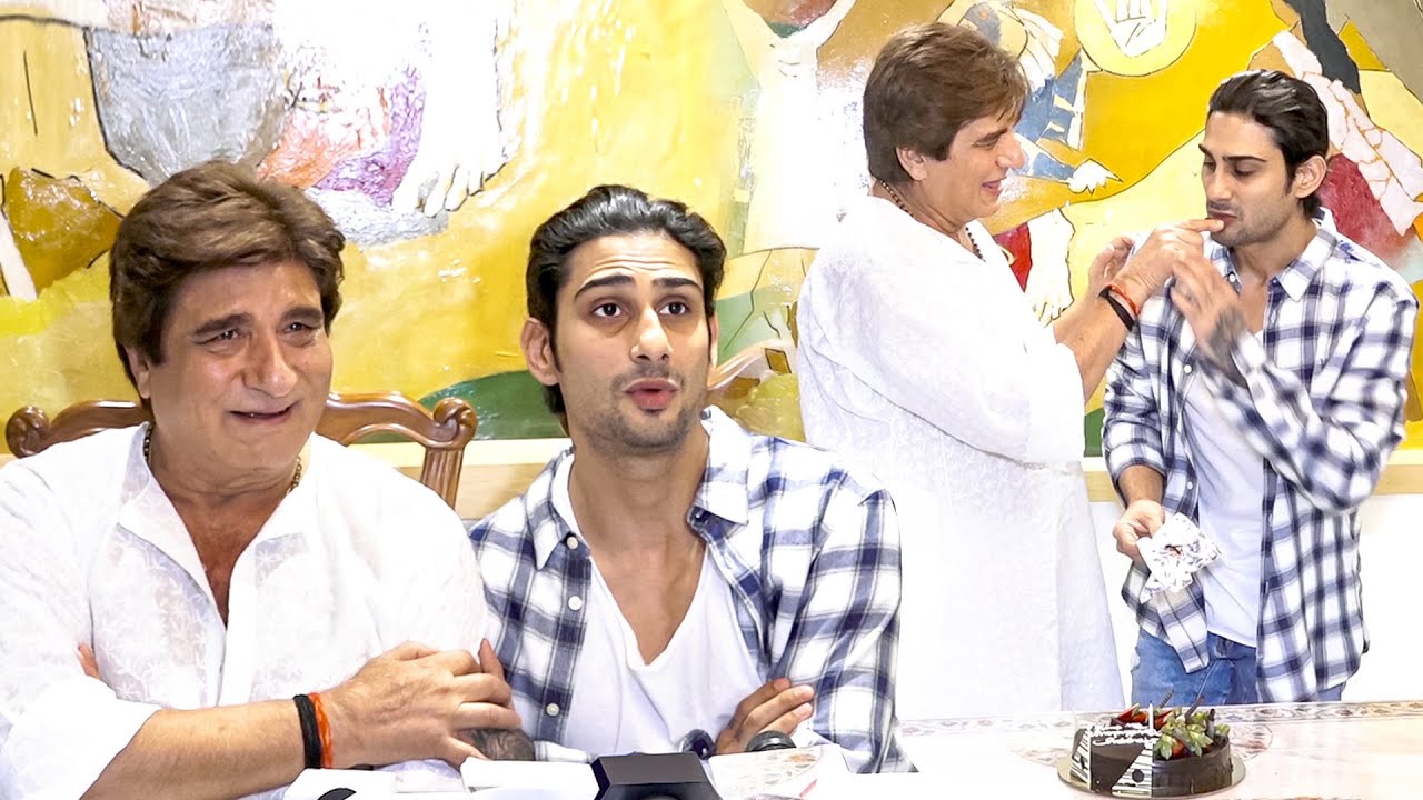 Prateik Babbar Celebrates His 36th Birthday With Father Raj Babbar💖 | Lehren TV