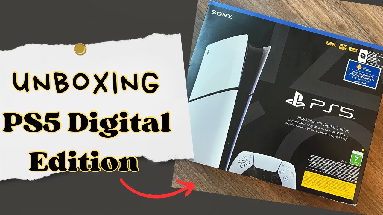 PS5 Digital Edition Unboxing | Playstation 5 unboxing | ASMR