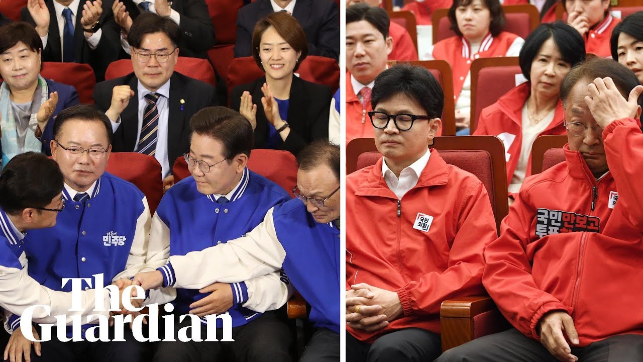 South Korean opposition claim landslide win in parliamentary elections