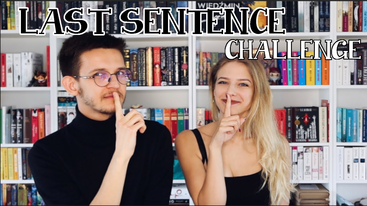Last sentence CHALLENGE z Łukaszem z We need YA!⭐️📚| Dr Book