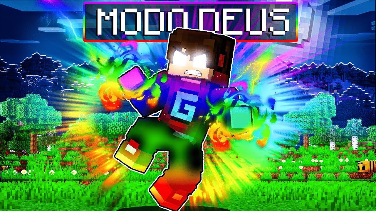 GUIHH usou o /MODO DEUS no Minecraft