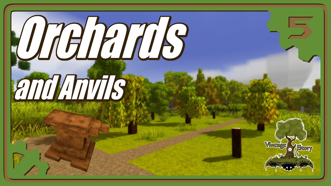 Starting an Orchard, Making an Anvil, and Falling Back into the Copper Age   Vintage Story part 5