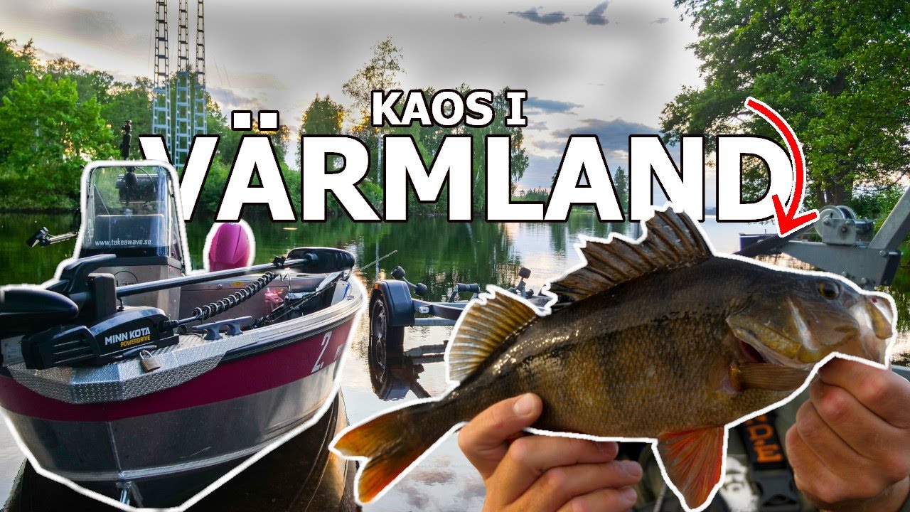 Abborrefiske i en HELT NY Sjö lååångt hemifrån och El problem på köpet!