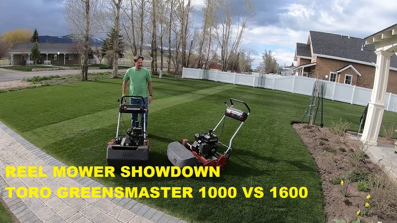 Toro Greensmaster Showdown 1600 vs 1000