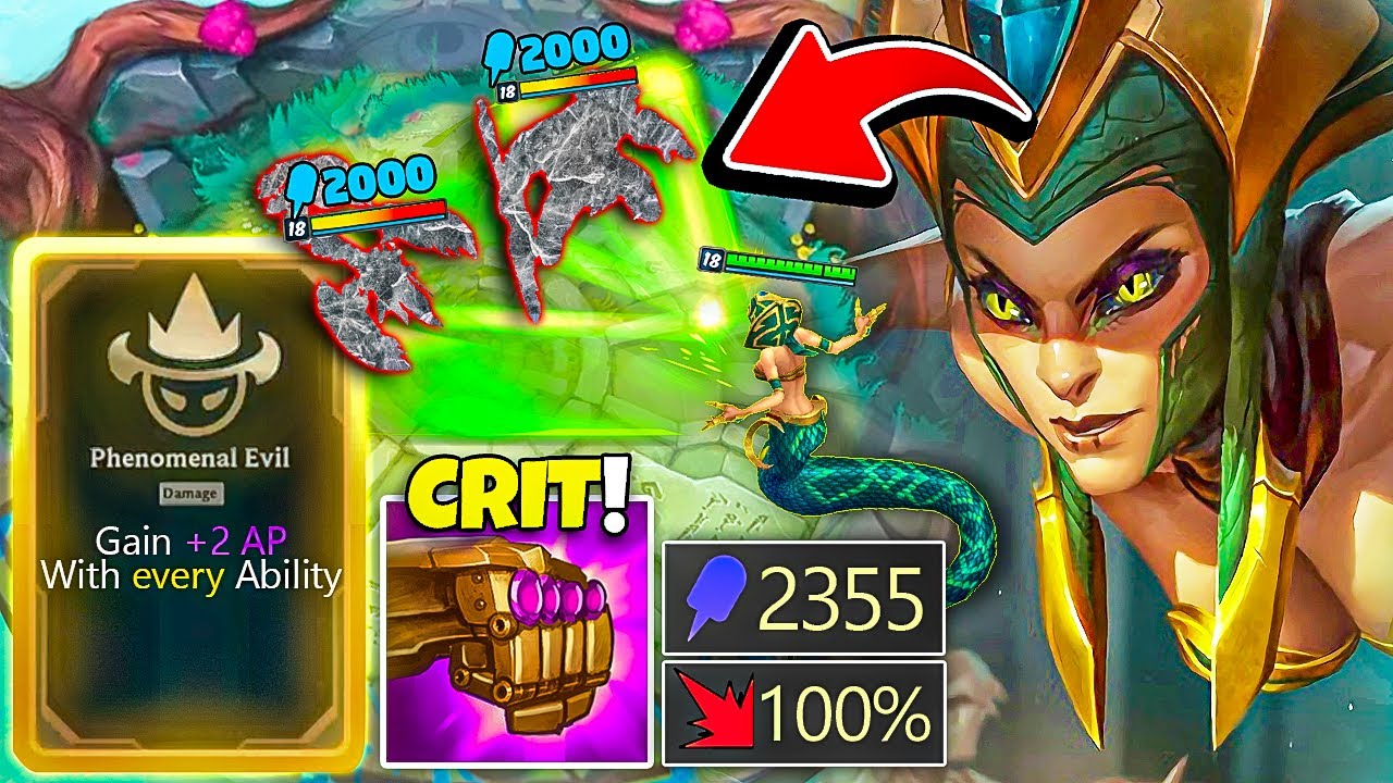 Cassiopeia, but I have infinitely stacking AP and my spells CRIT | 2v2v2v2 Game Mode