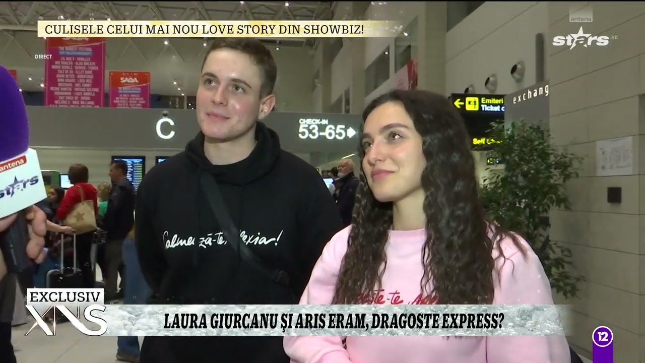 Laura Giurcanu și Aris Eram, sărut în mașină!