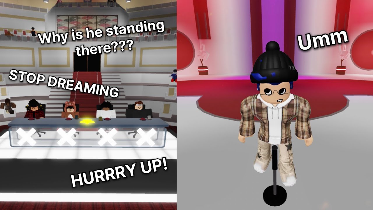 Acting DUMB in Roblox Talent Show