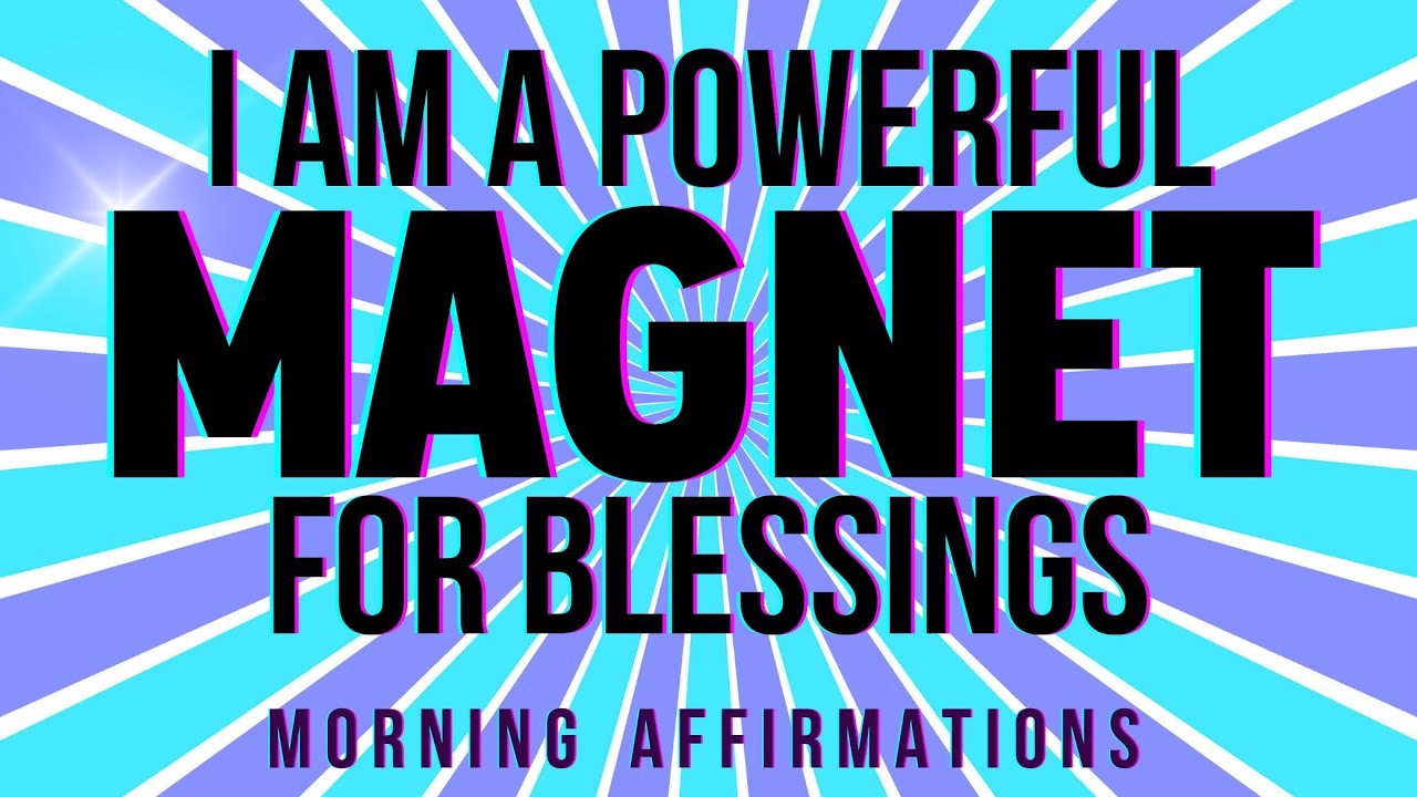 Вы — магнит для благословений. Почувствуйте это, верьте в это, живите этим ✨ Позитивные утренние ...