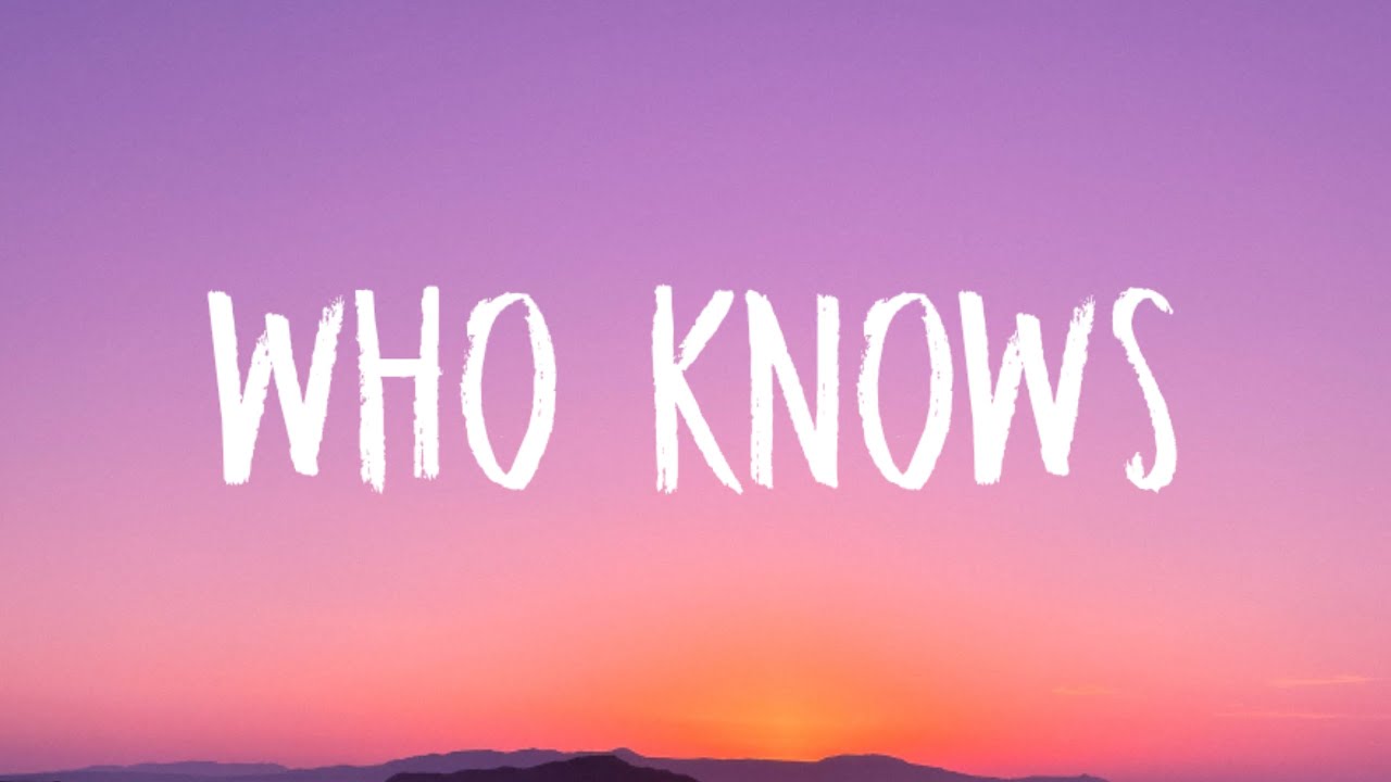 Daniel Caesar - Who Knows (Lyrics)