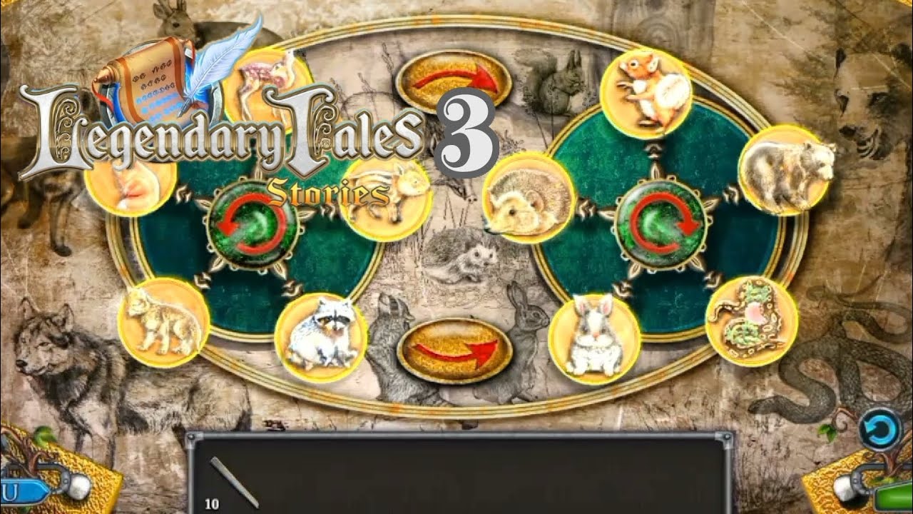 How to put tokens in correct place in Legendary Tales 3: Stories. Mini games.