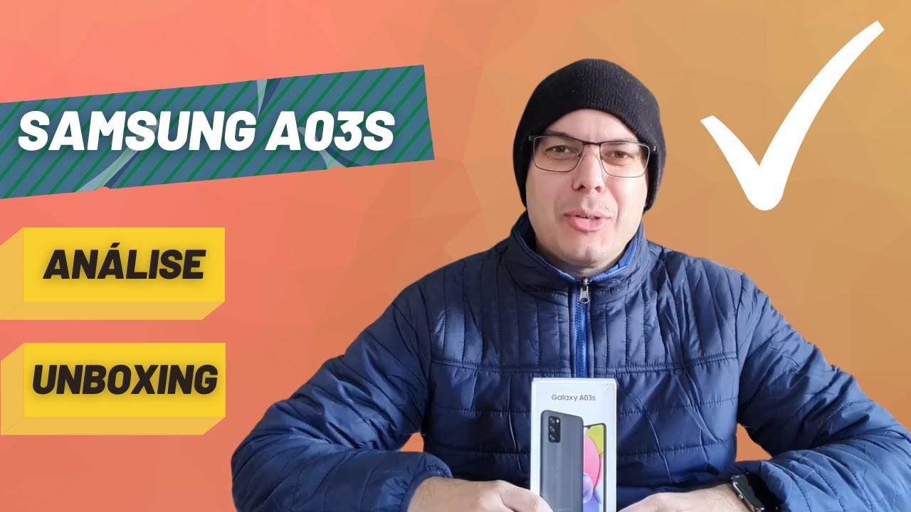 Samsung Galaxy A03s - Unboxing e Primeiras Impressões - [CELULAR BOM E BARATO 2022]