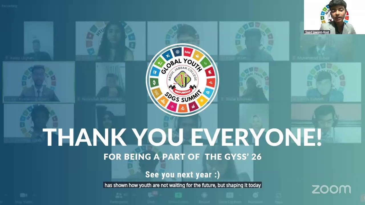 Day 3: Global Youth SDGs Summit 2026