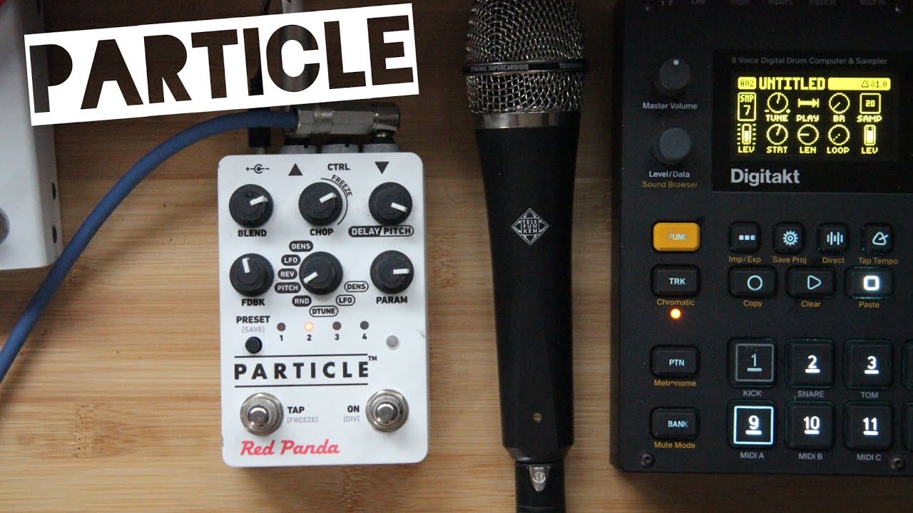 Red panda particle v2 with Vocal,Guitar,digitakt live looping JAM 12/09/21 PM 14:50 dawless