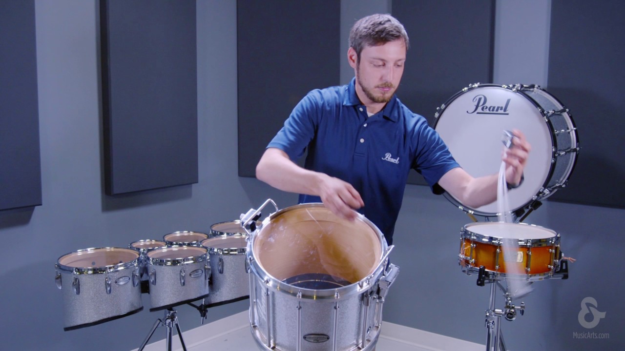 Tuning Pearl Marching Snare Drums