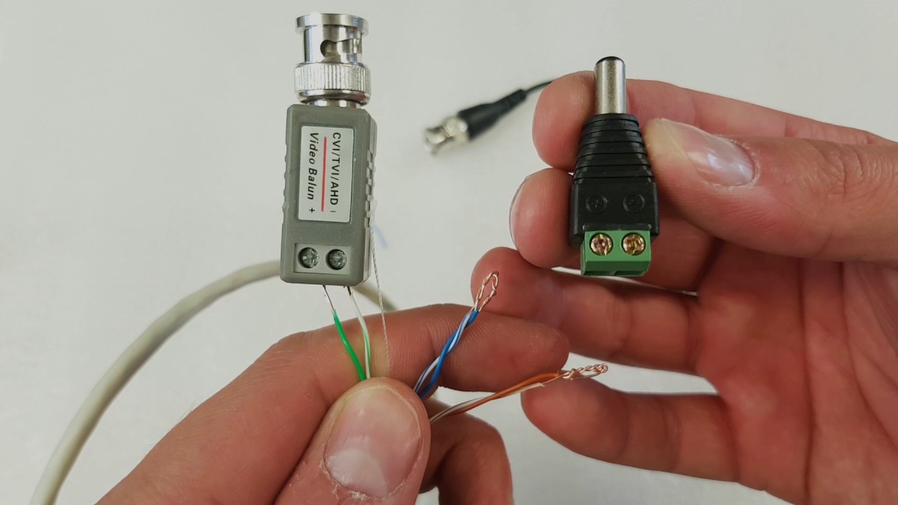 Csatlakozó beszerelése a Fisotech AHD biztonsági kamerarendszerhez