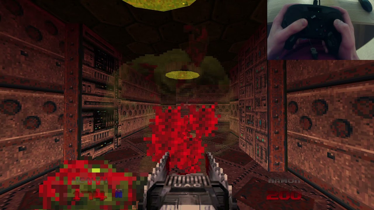 Doom 64 EX with a Steam Controller - With Gyro!