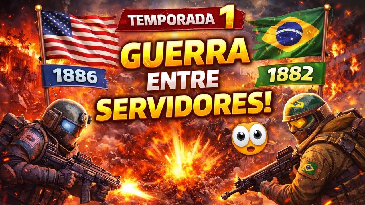 GUERRA ENTRE SERVIDORES! 1886 vs 1882 🔥 Temporada 1 começou com tudo!