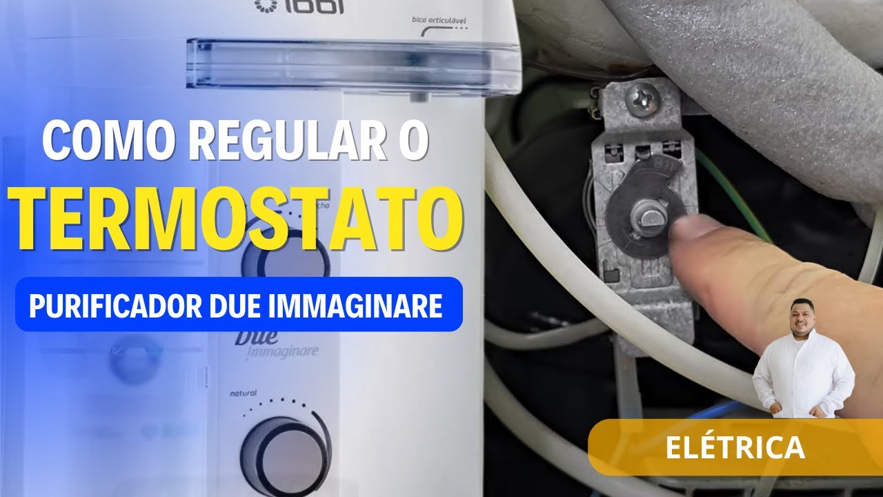 Como Regular o termostato do purificador Due Immaginare da Ibbl