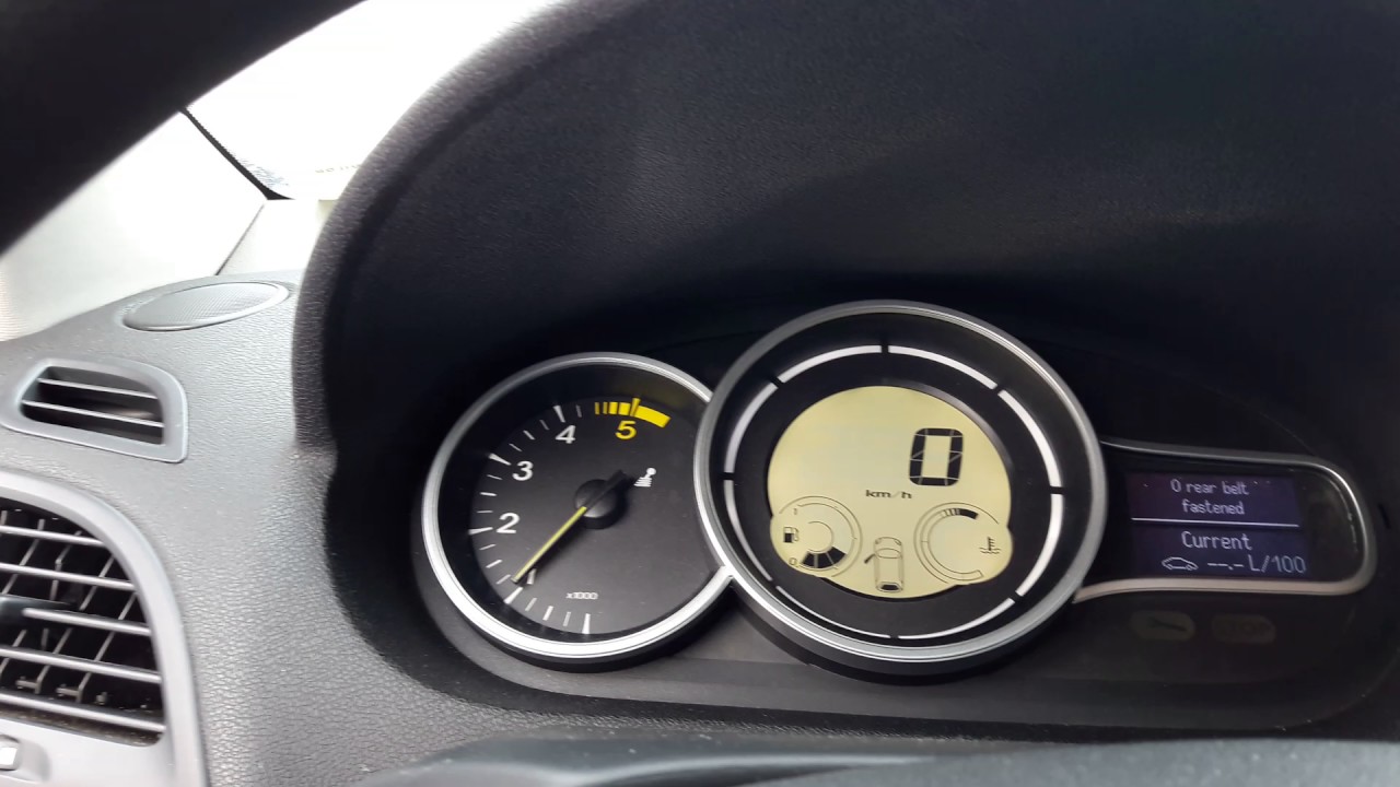Cold start Renault Megane 3 1.5 dCI 110 hp.  -14 C