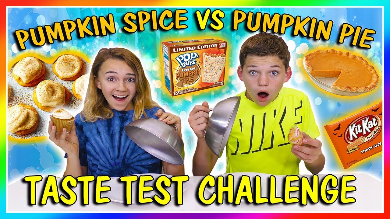 PUMPKIN SPICE VS PUMPKIN PIE | Loser gets pie in the face | We Are The Davises