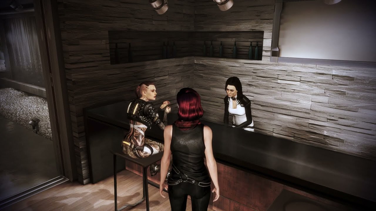 Shepard Thinks Jack and Miranda Should Kiss