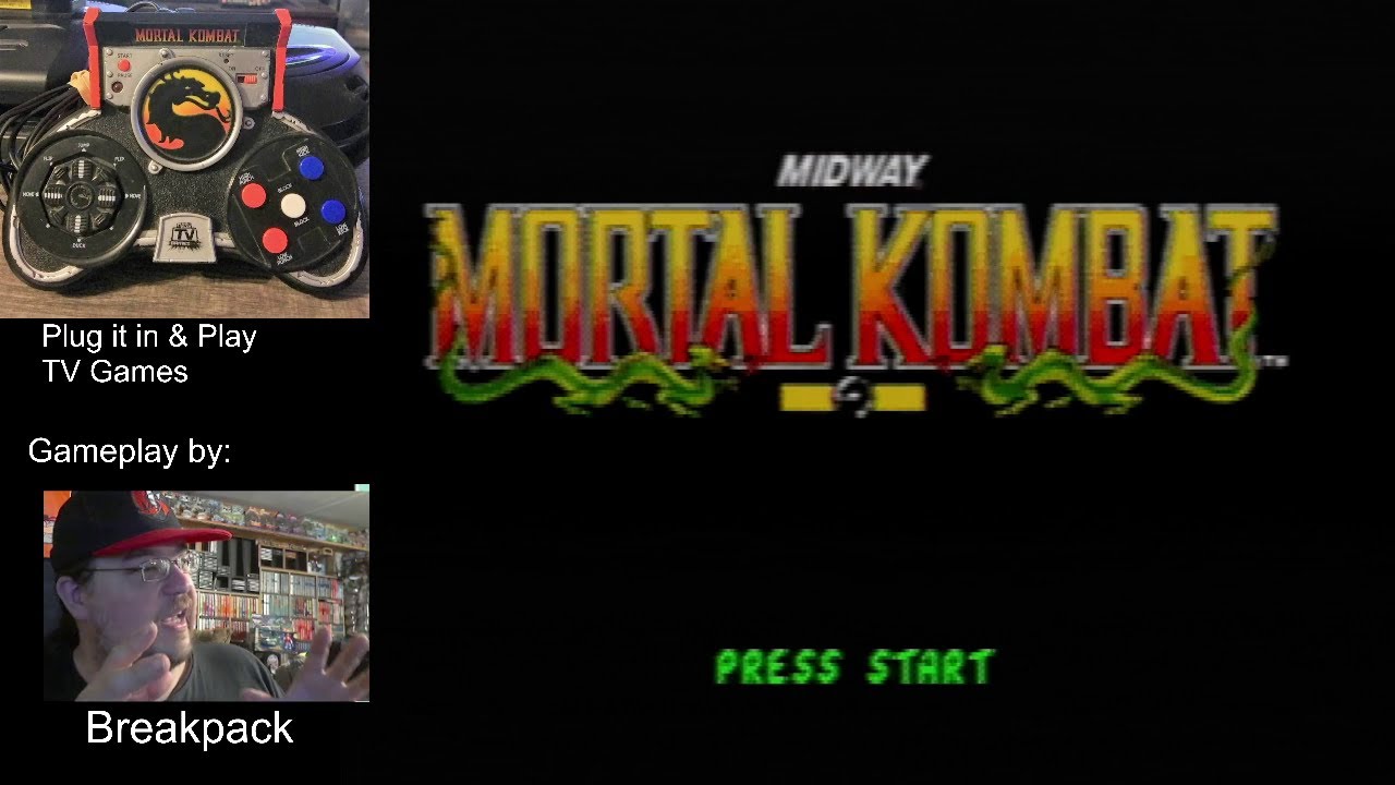 Mortal Kombat Plug & Play TV Games - Scorpion gameplay