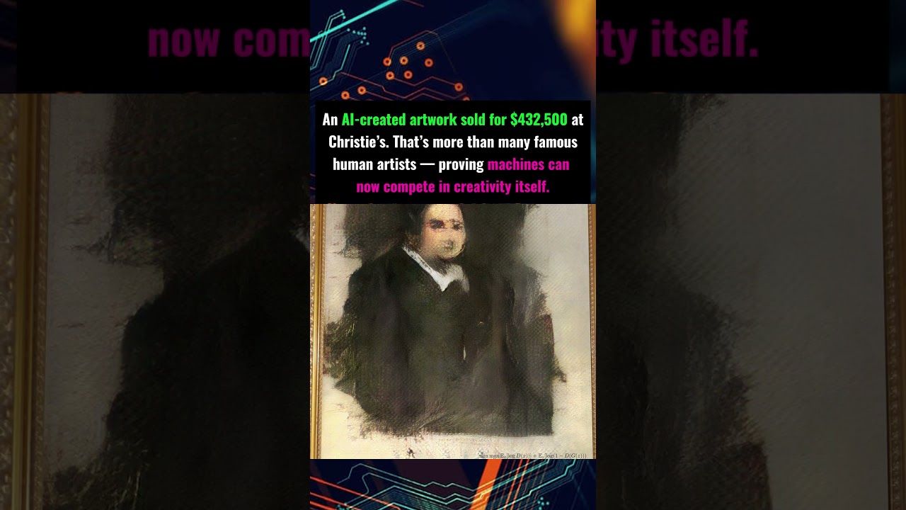🤯 AI Painting Sold for $432,500 &ndash; More Than Famous Human Artists!