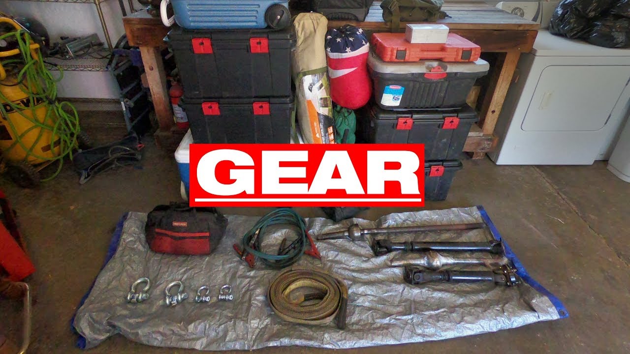 My Off Road Gear and Camping Gear 2018