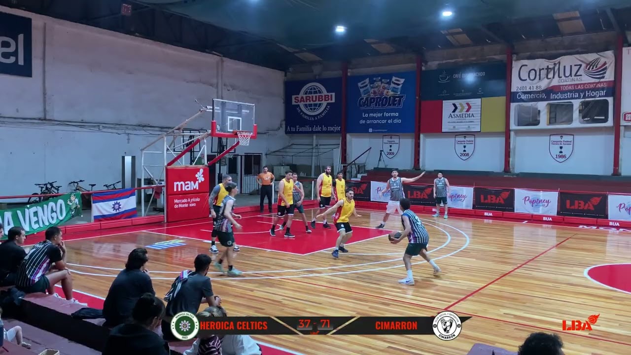Fecha 1 - Grupo A - Heroica Celtics 37-71 Cimarron