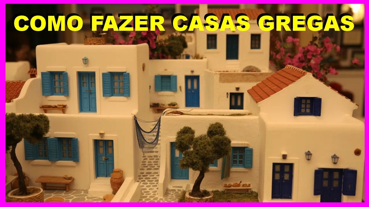 Como fazer casas gregas