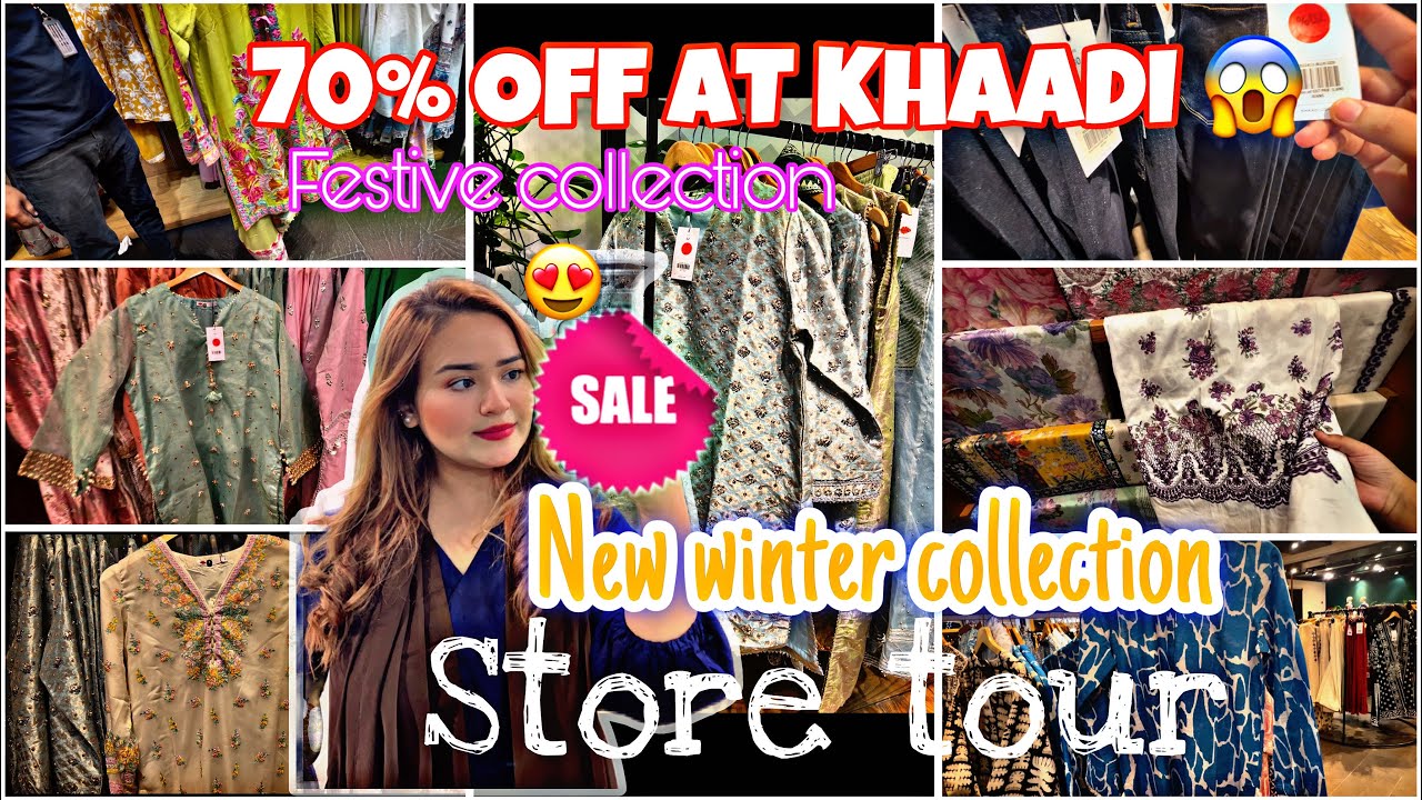 KHAADI SALE UPTO 70% OFF| WINTER COLLECTION|STORE TOUR|