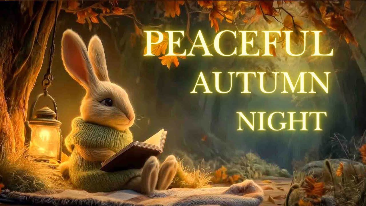 Peaceful Autumn Night 🍂 | Fantasy Relaxing Music for Reading & Dreams 6 Hours| 4K