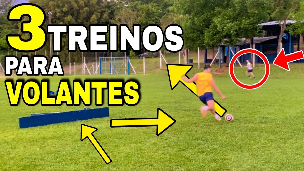 3 Treinos para Volantes | 3 Midfield Training | Como Ser Um Bom Volante