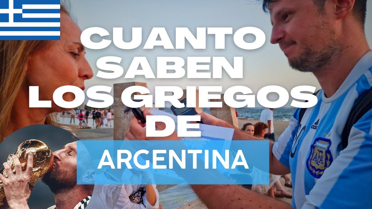Esto PIENSAN los GRIEGOS sobre ARGENTINA 🇬🇷🇦🇷 | Entrevista callejera en Salónica